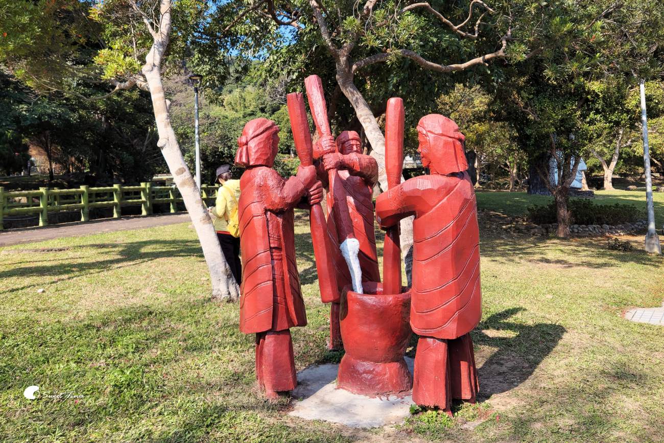 原住民文化主題公園｜台北落羽松推薦，池畔倒影超美