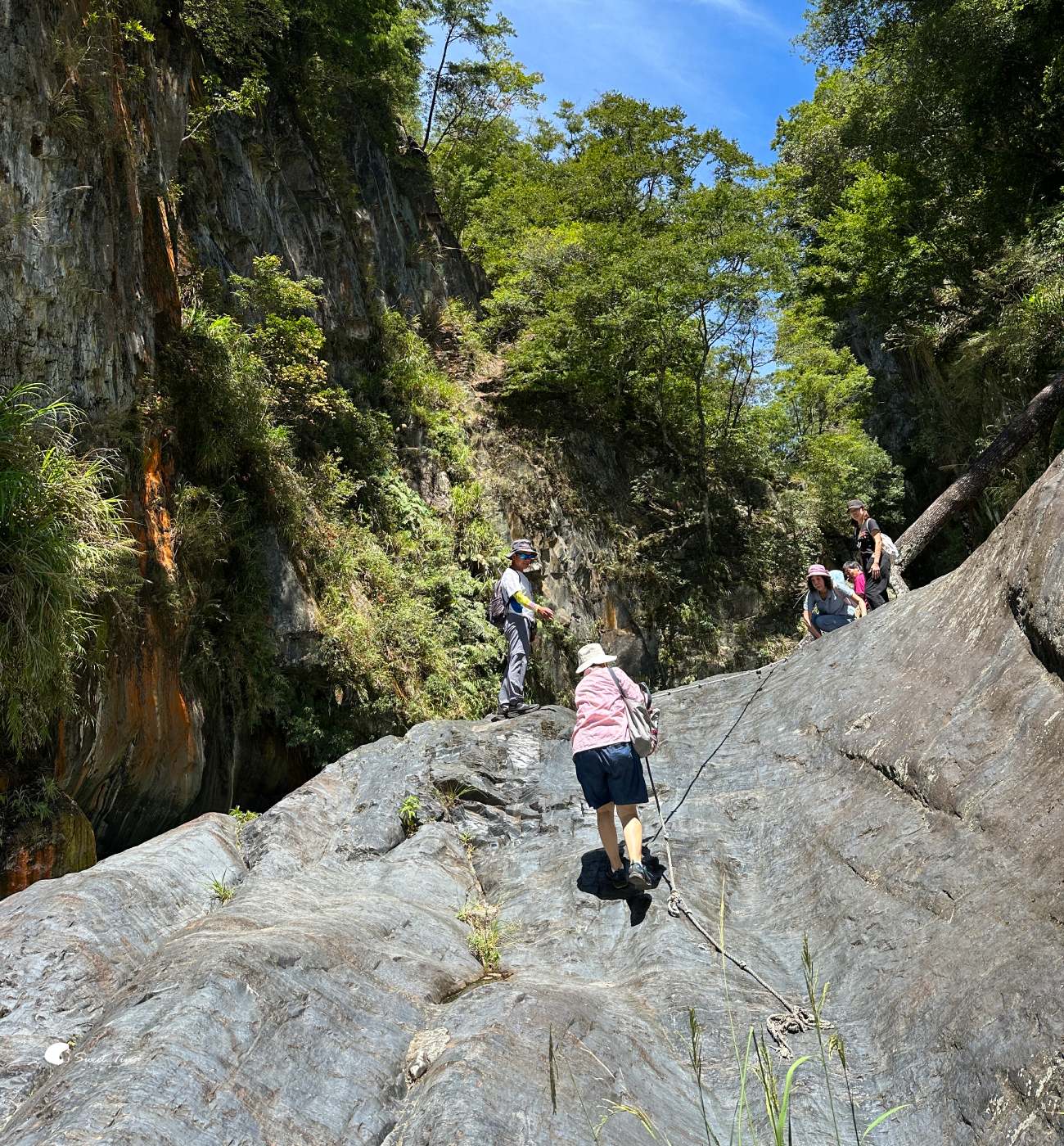 南投帖比倫峽谷瀑布|紅香部落秘境景點,紅香茶園、五彩岩壁、碧綠深潭 南投帖比倫峽谷瀑布|紅香部落秘境景點,紅香茶園、五彩岩壁、碧綠深潭